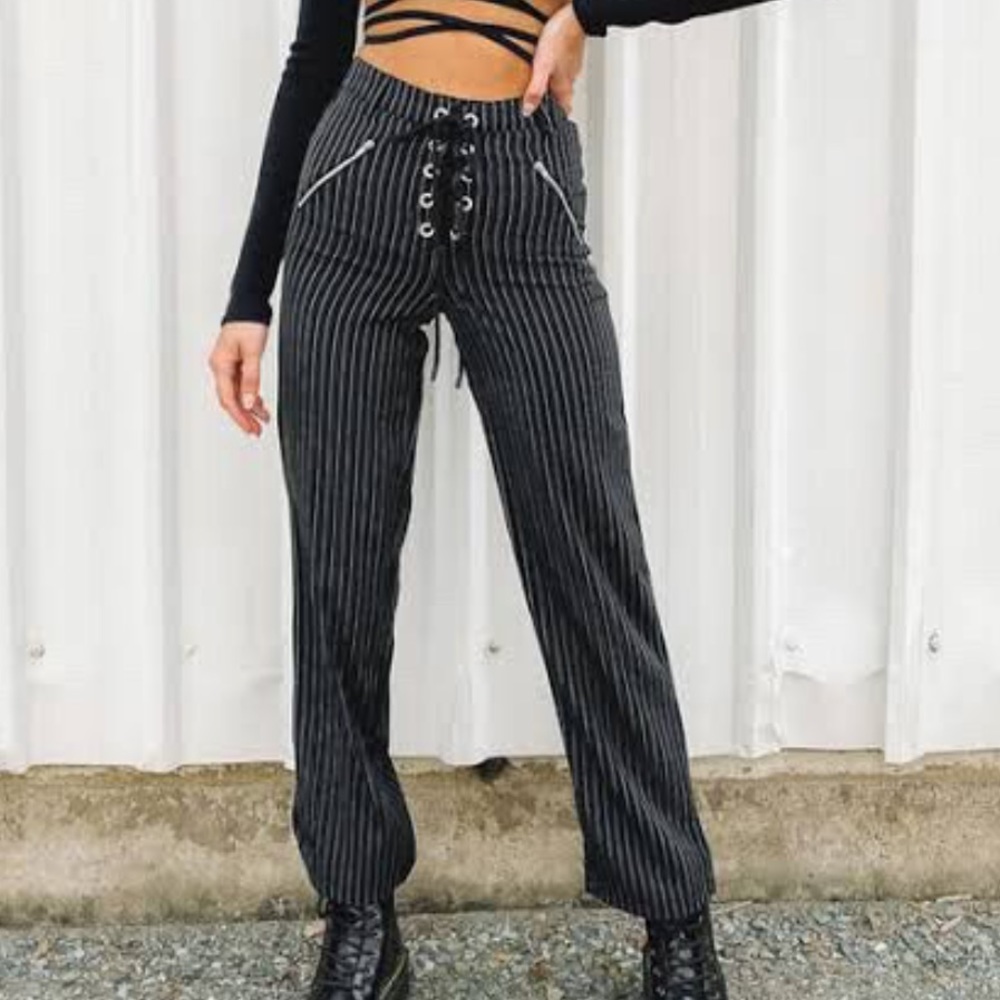 Beginning boutique pinstripe trouser